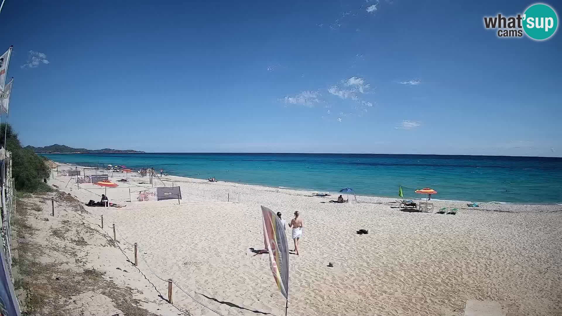 Webcam Piscina Rei – Vista live da Costa Rei, Muravera