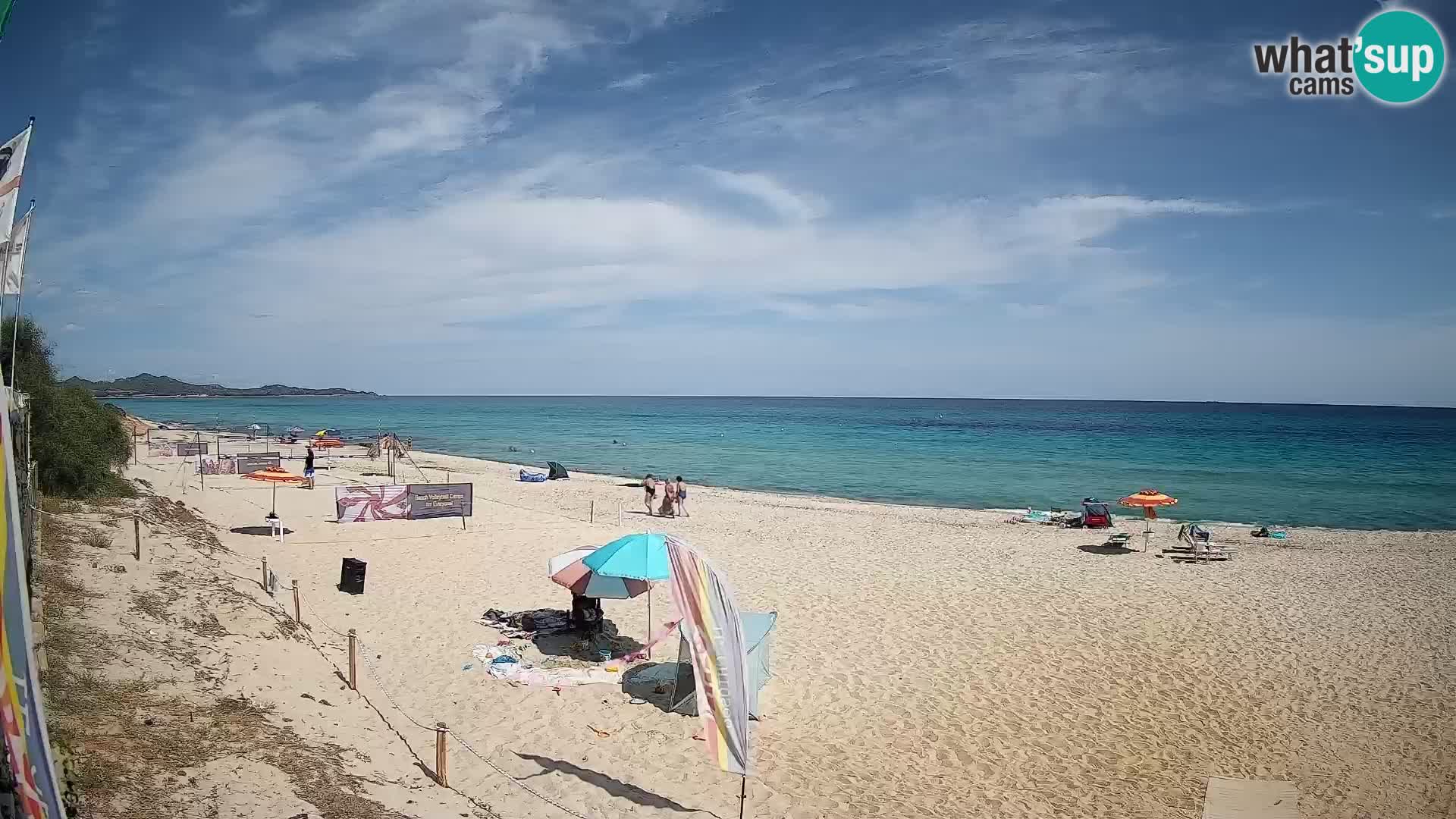 Webcam Piscina Rei – Vista live da Costa Rei, Muravera