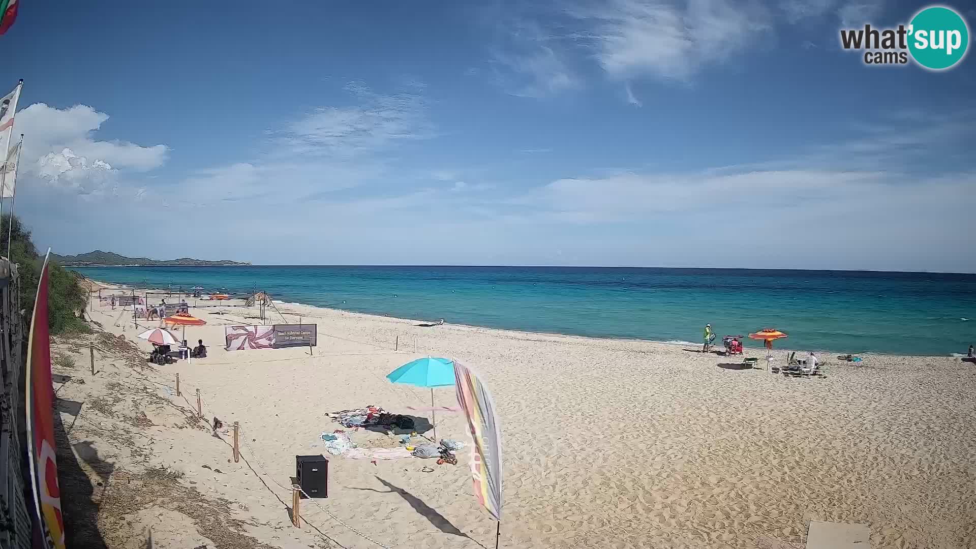 Webcam Piscina Rei – Vista live da Costa Rei, Muravera