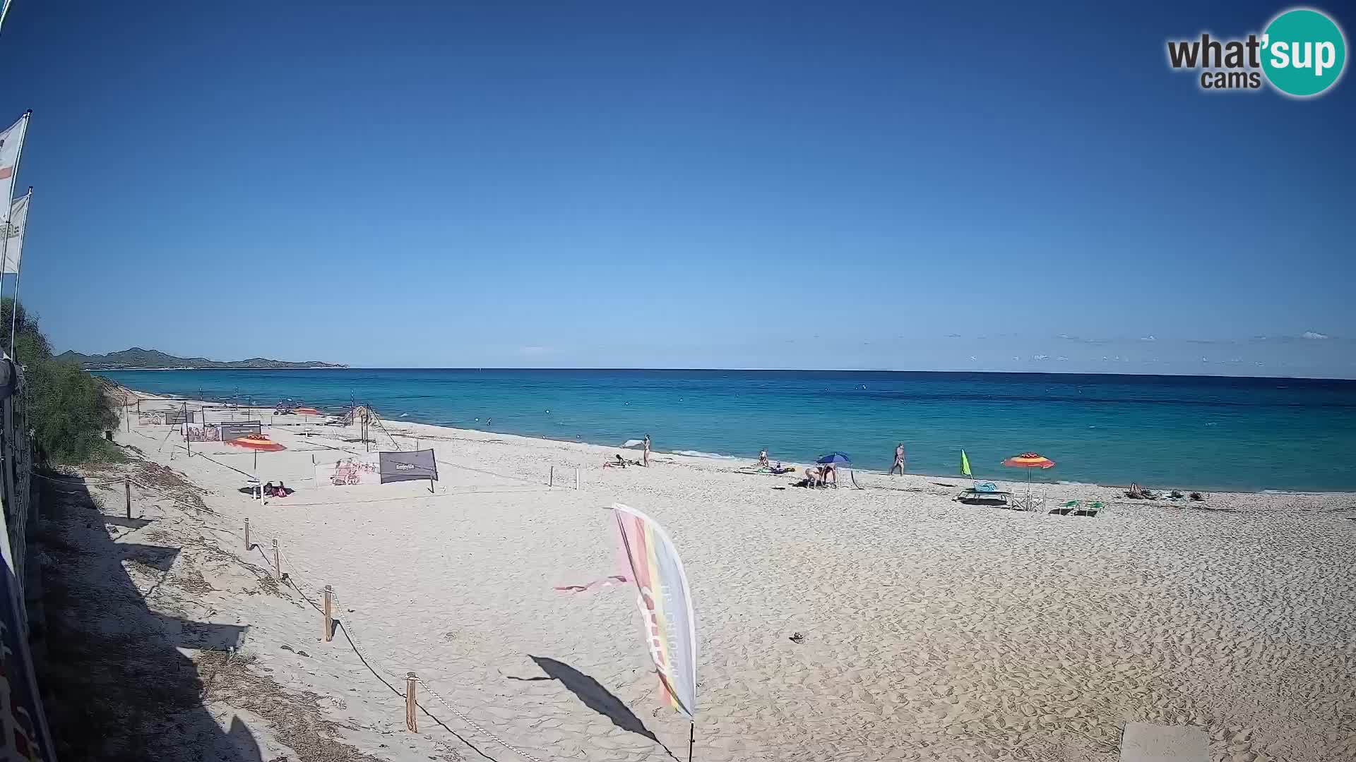 Webcam Piscina Rei – Vista live da Costa Rei, Muravera