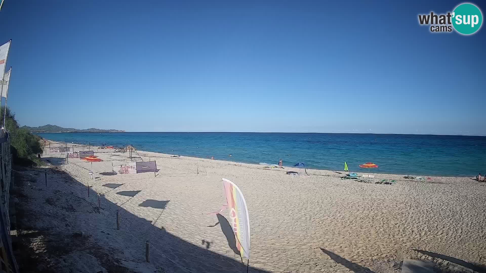Webcam Piscina Rei – Vista live da Costa Rei, Muravera