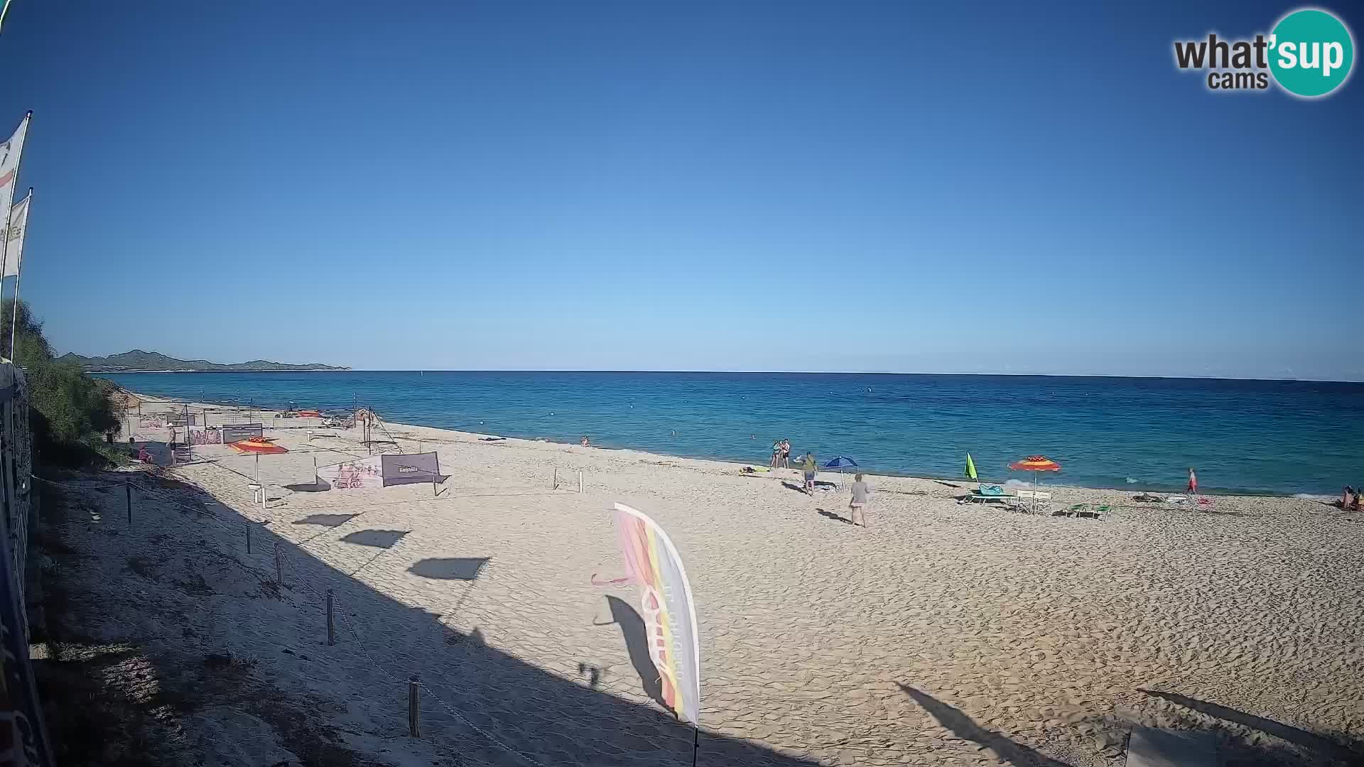 Webcam Piscina Rei – Vista live da Costa Rei, Muravera