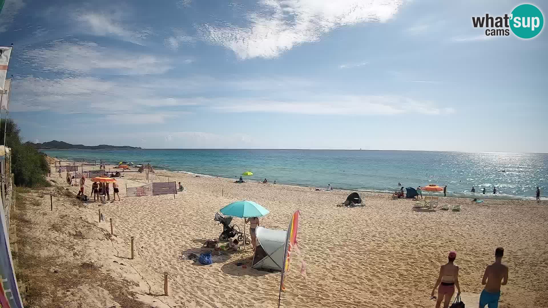 Webcam Piscina Rei – Vista live da Costa Rei, Muravera