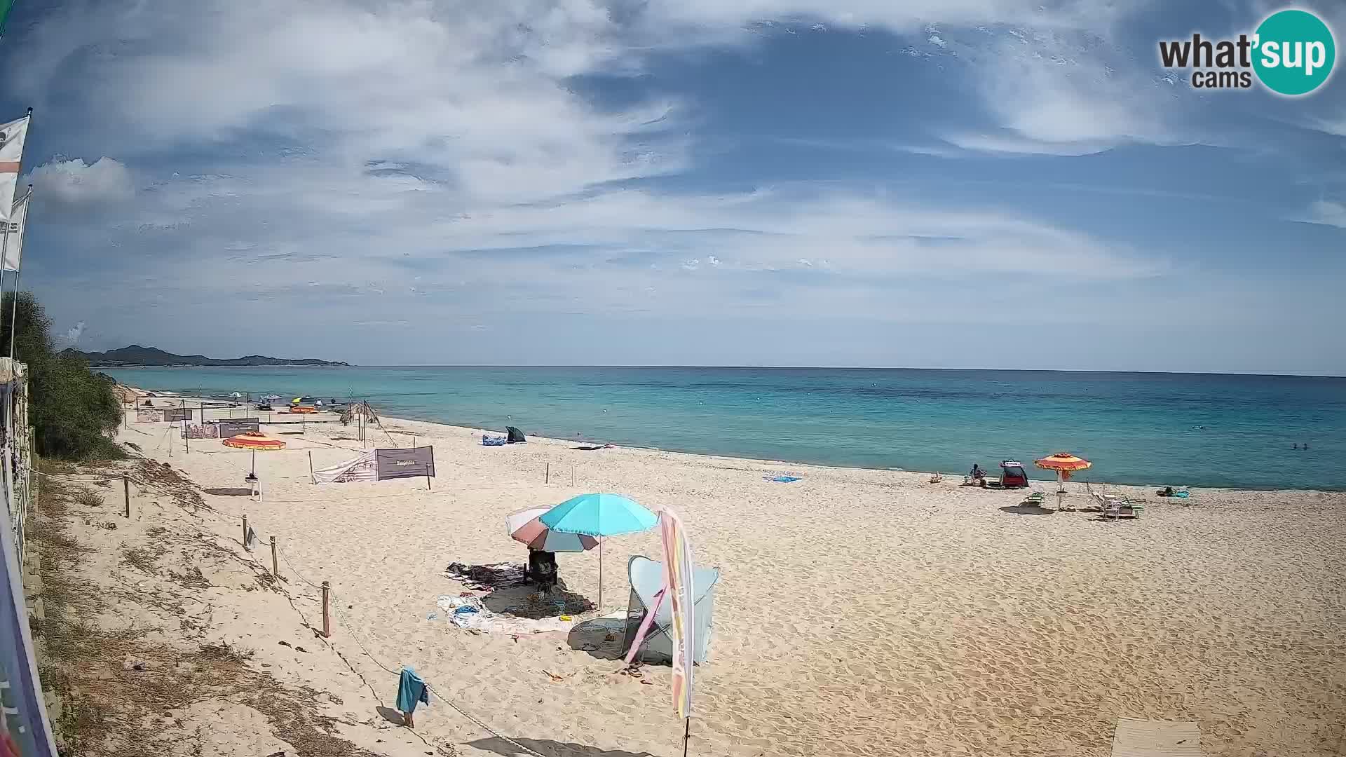 Webcam Piscina Rei – Vista live da Costa Rei, Muravera
