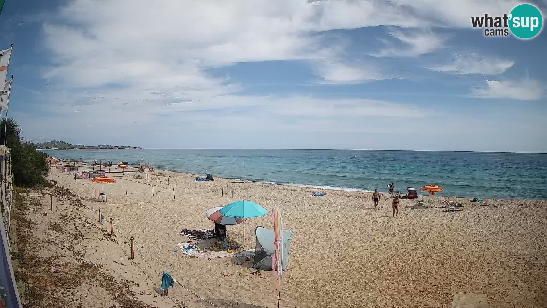 Webcam Piscina Rei – Vista live da Costa Rei, Muravera