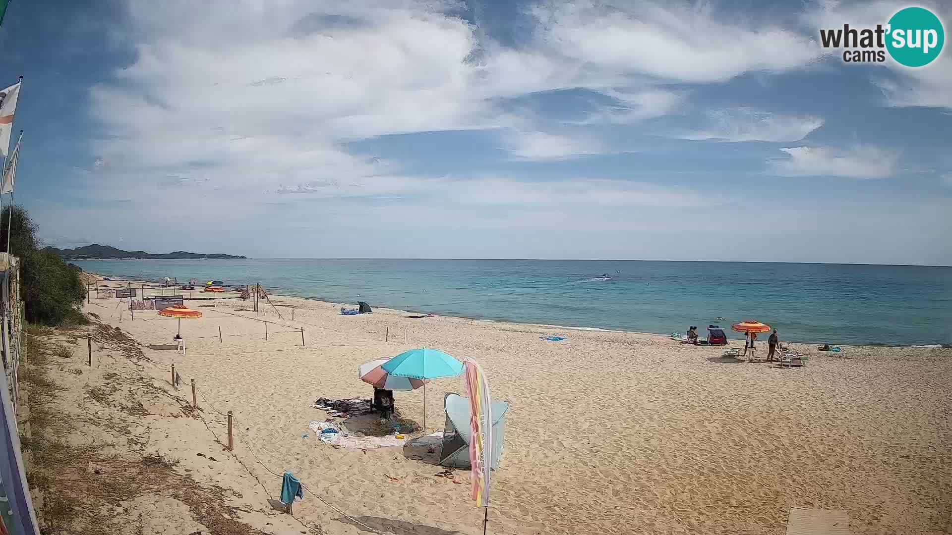 Webcam Piscina Rei – Vista live da Costa Rei, Muravera