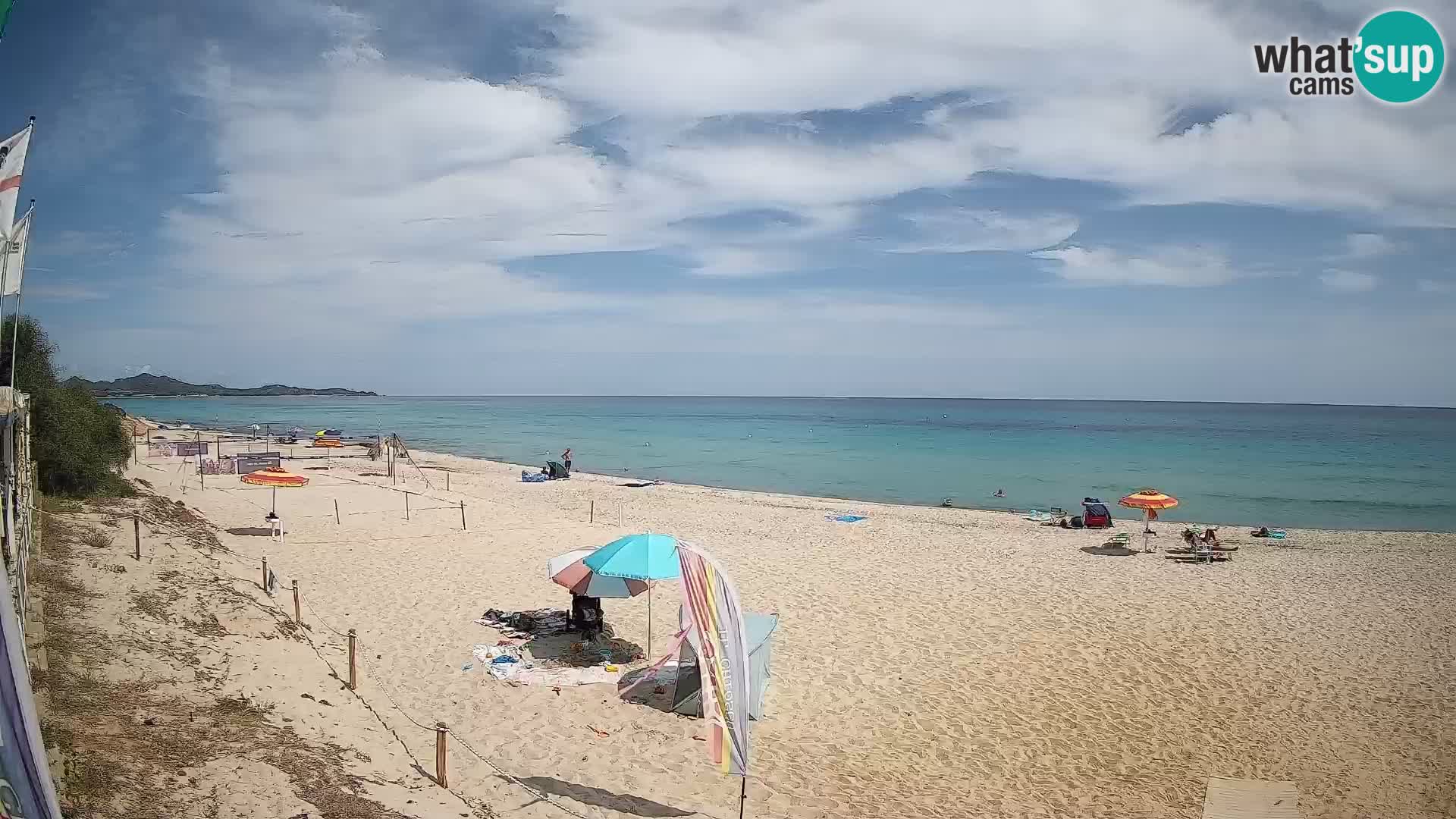 Webcam Piscina Rei – Vista live da Costa Rei, Muravera