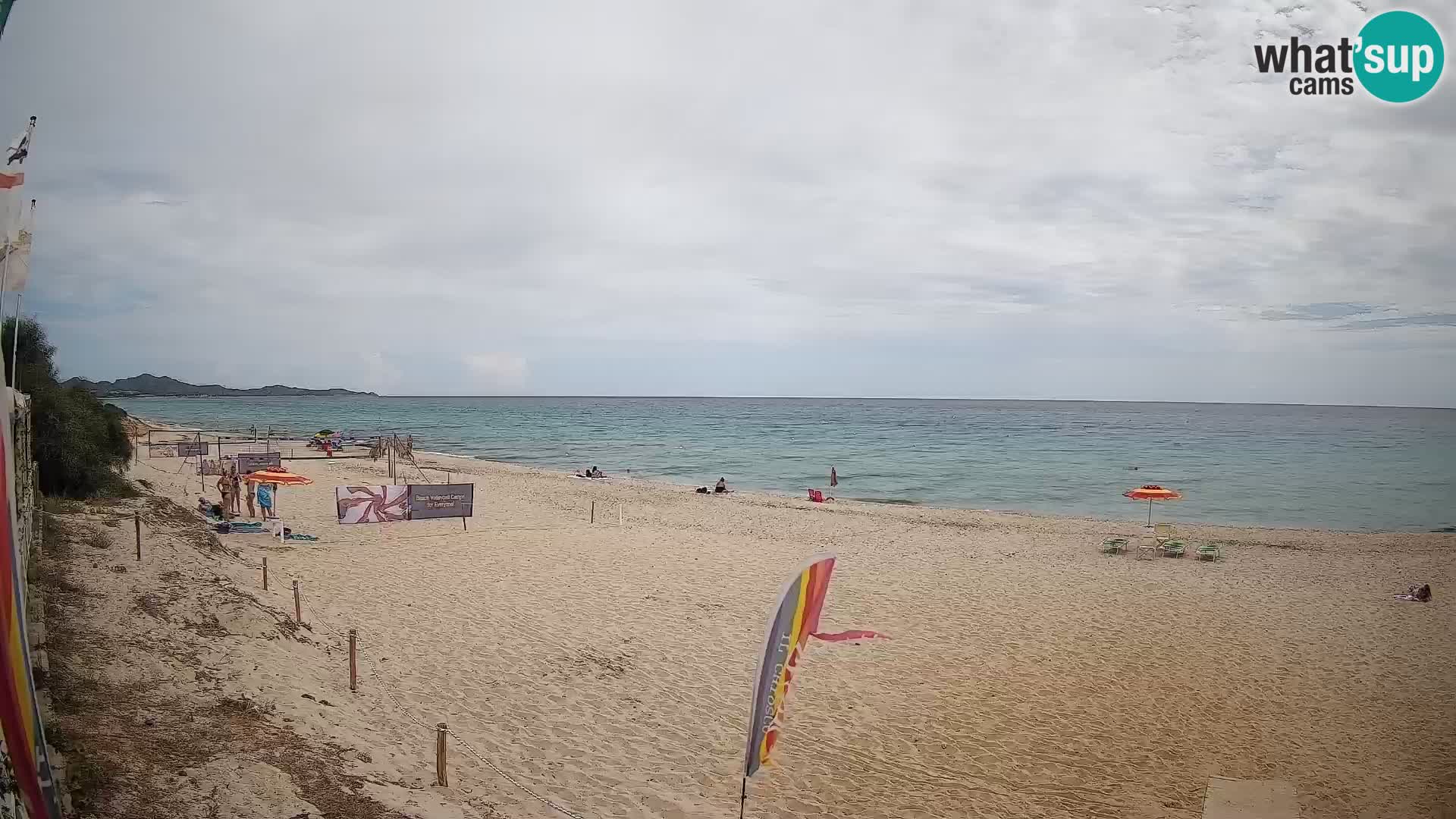 Webcam Piscina Rei – Vista live da Costa Rei, Muravera