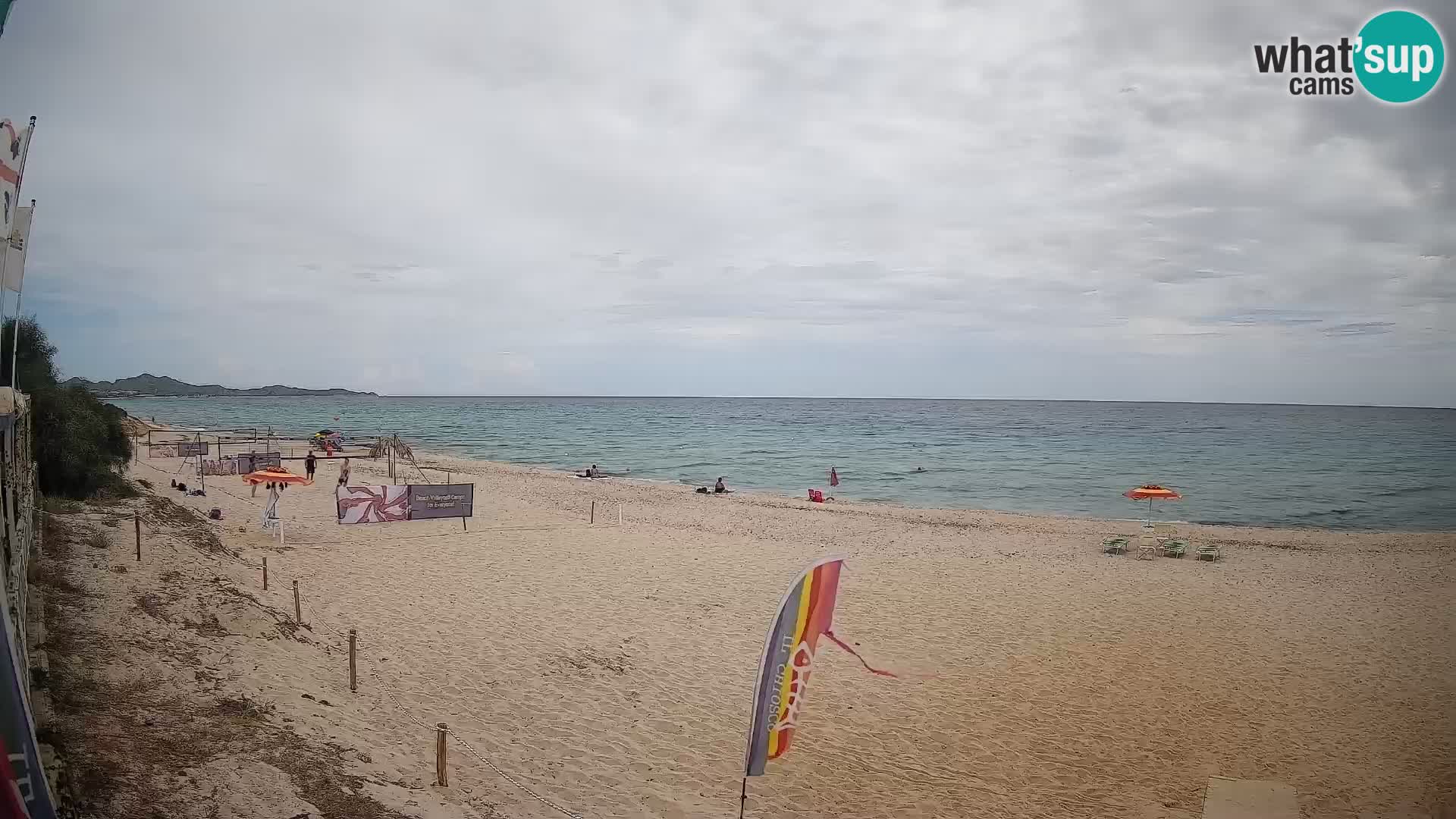 Webcam Piscina Rei – Vista live da Costa Rei, Muravera