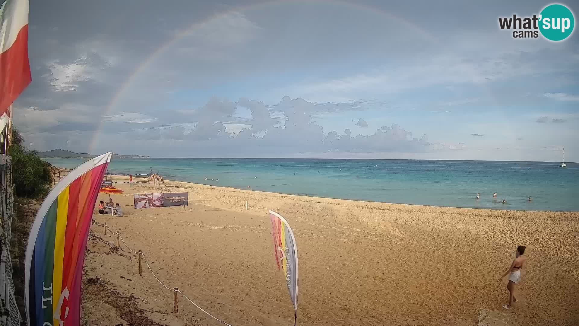 Webcam Piscina Rei – Vista en directo desde Costa Rei, Muravera