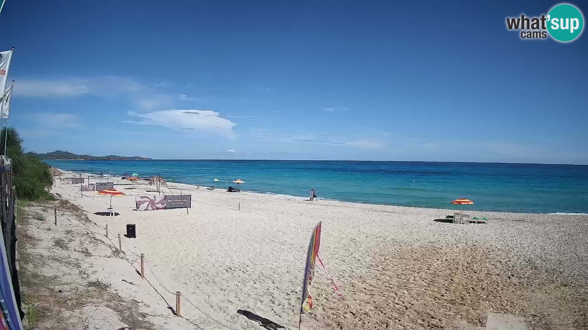 Webcam Piscina Rei – Vista live da Costa Rei, Muravera