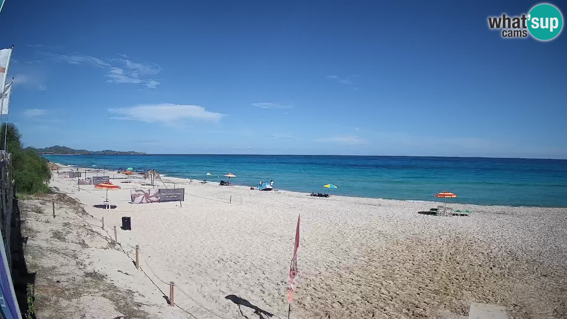 Webcam Piscina Rei – Vista en directo desde Costa Rei, Muravera