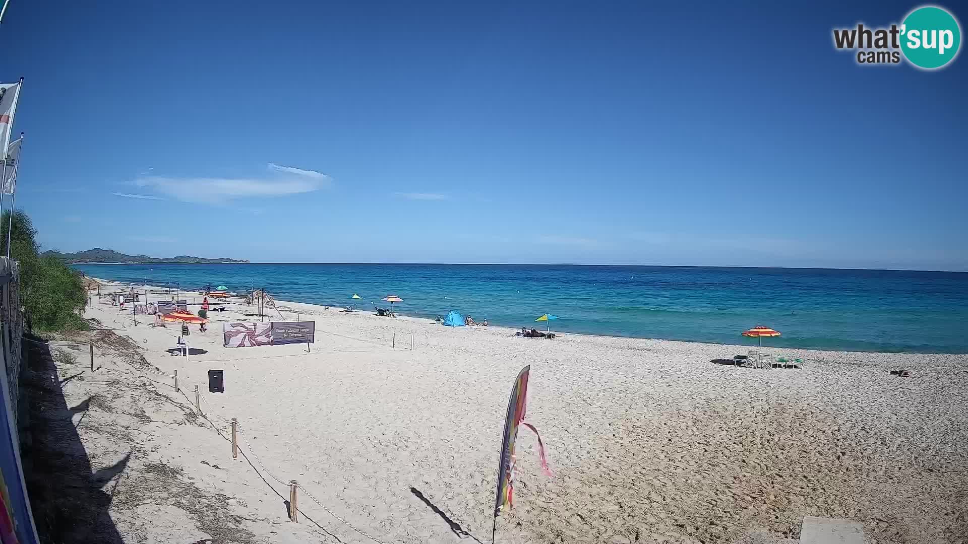 Webcam Piscina Rei – Vista live da Costa Rei, Muravera