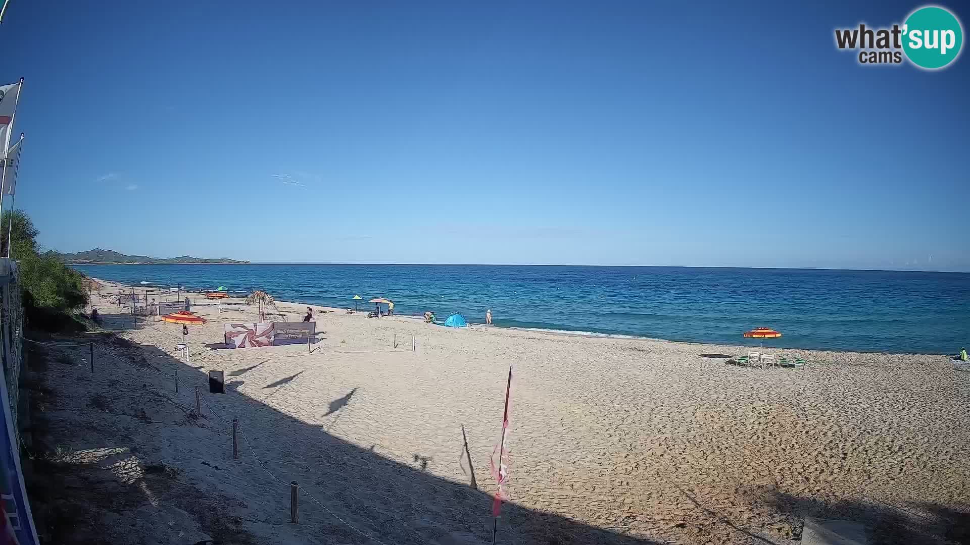 Webcam Piscina Rei – Vue en direct depuis Costa Rei, Muravera