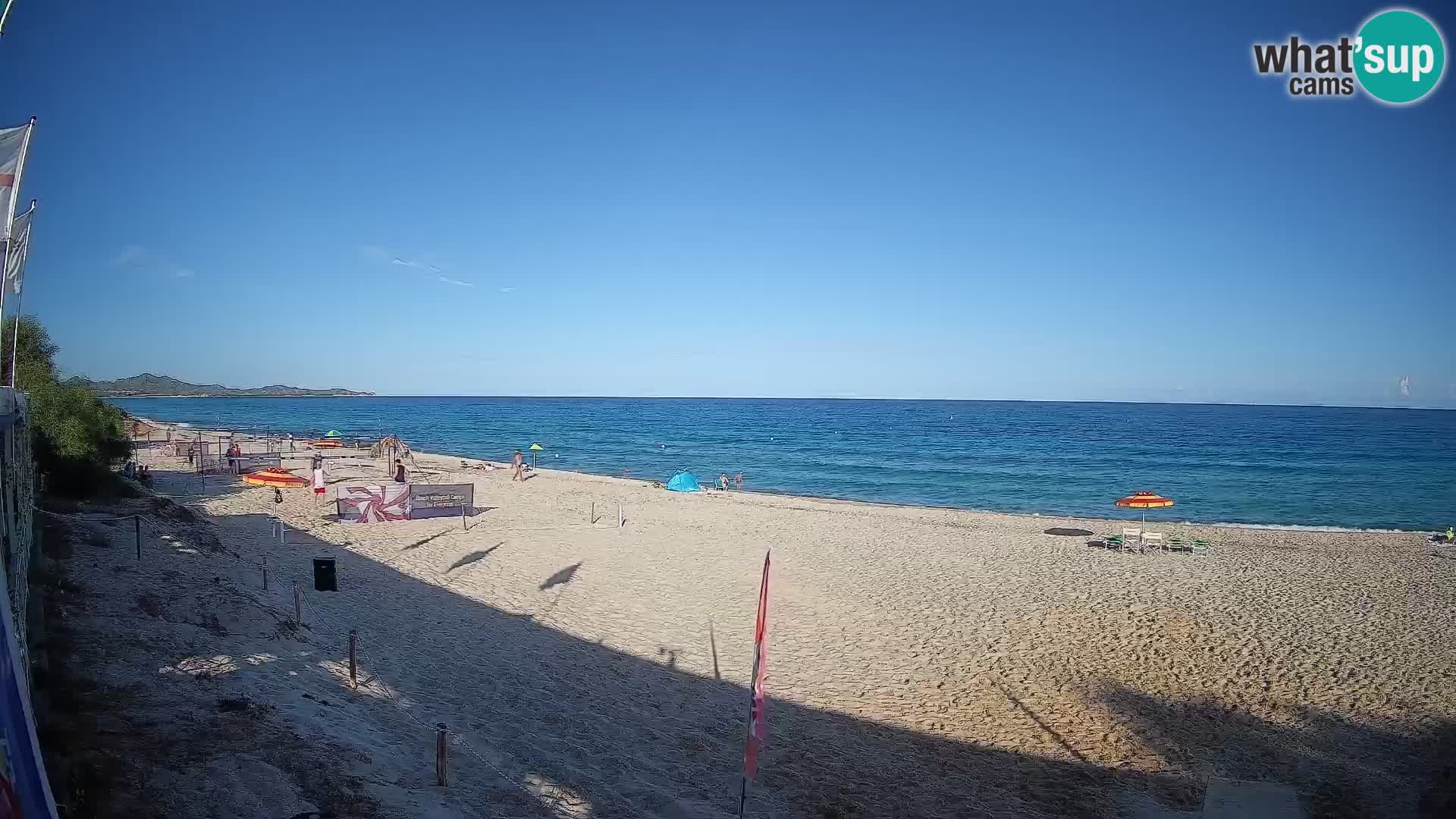 Web kamera Piscina Rei – Pogled uživo iz Costa Rei, Muravera