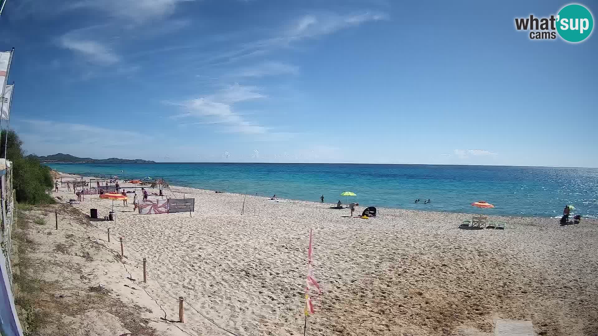 Webcam Piscina Rei – Vista live da Costa Rei, Muravera