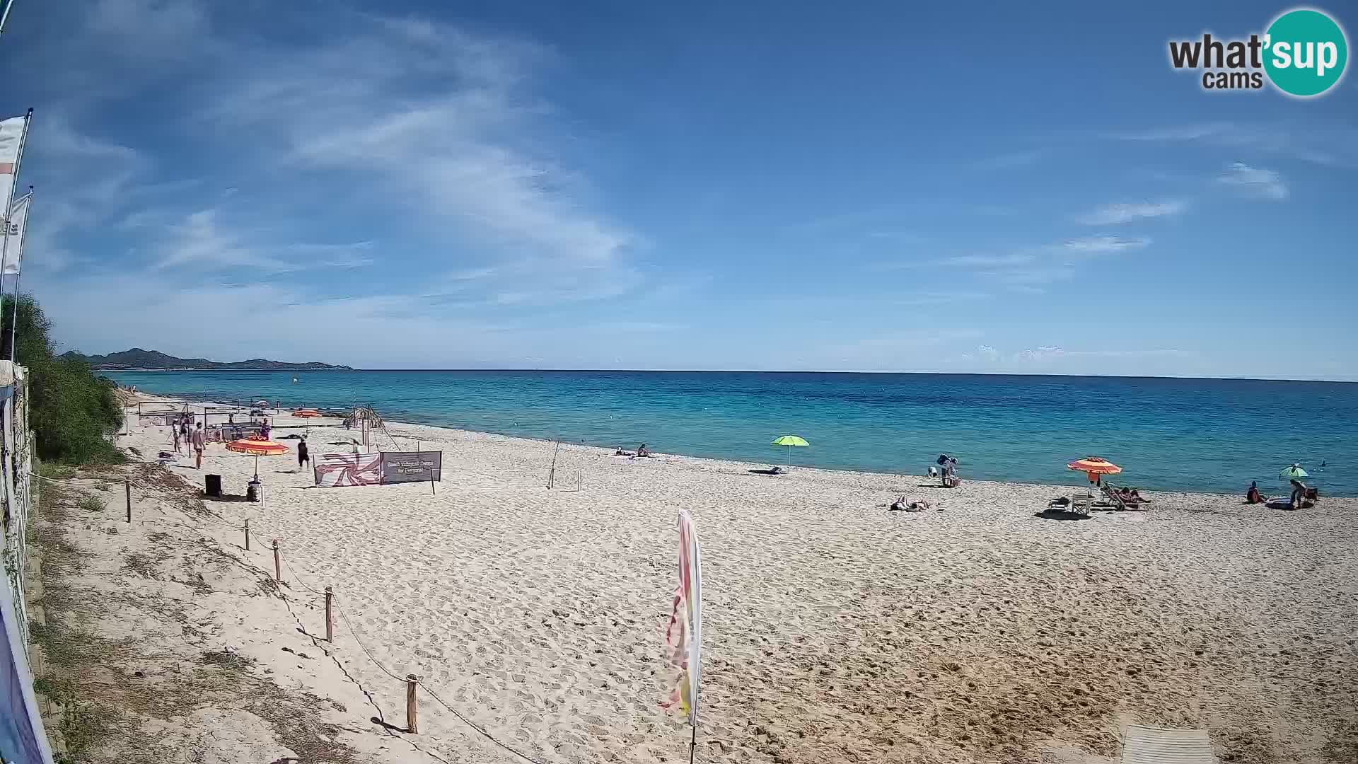 Webcam Piscina Rei – Vue en direct depuis Costa Rei, Muravera