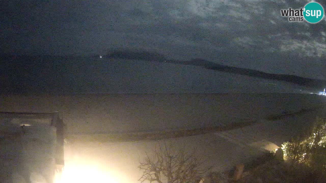 La plage de Pittulongu en direct webcam Olbia – Sardaigne – Italie