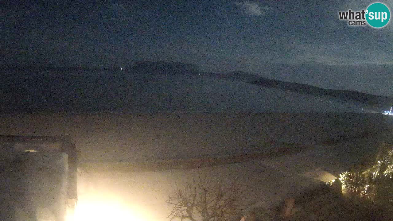 Plaža Pittulongu spletna kamera v živo Olbia – Sardinija – Italija
