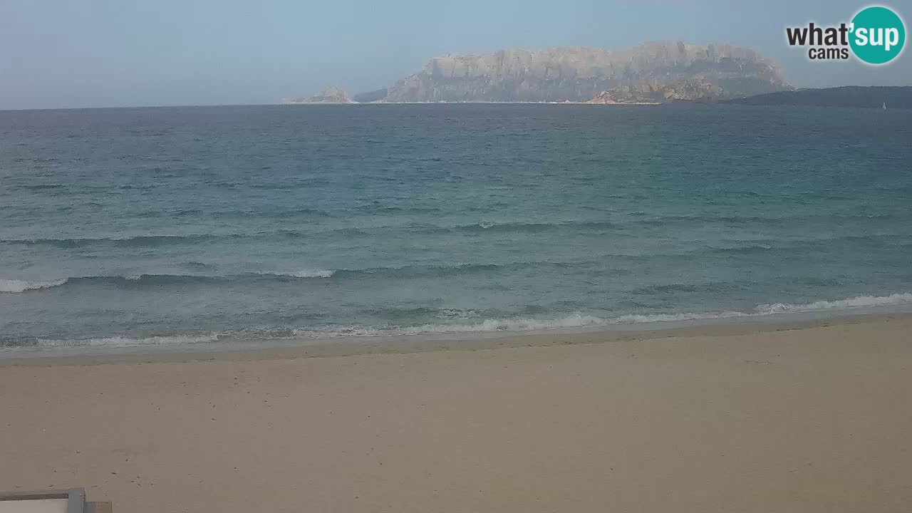 Plaža Pittulongu spletna kamera v živo Olbia – Sardinija – Italija