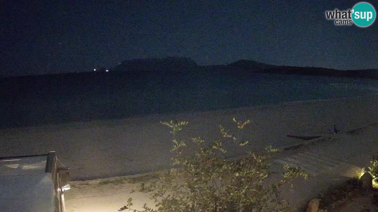 La plage de Pittulongu en direct webcam Olbia – Sardaigne – Italie