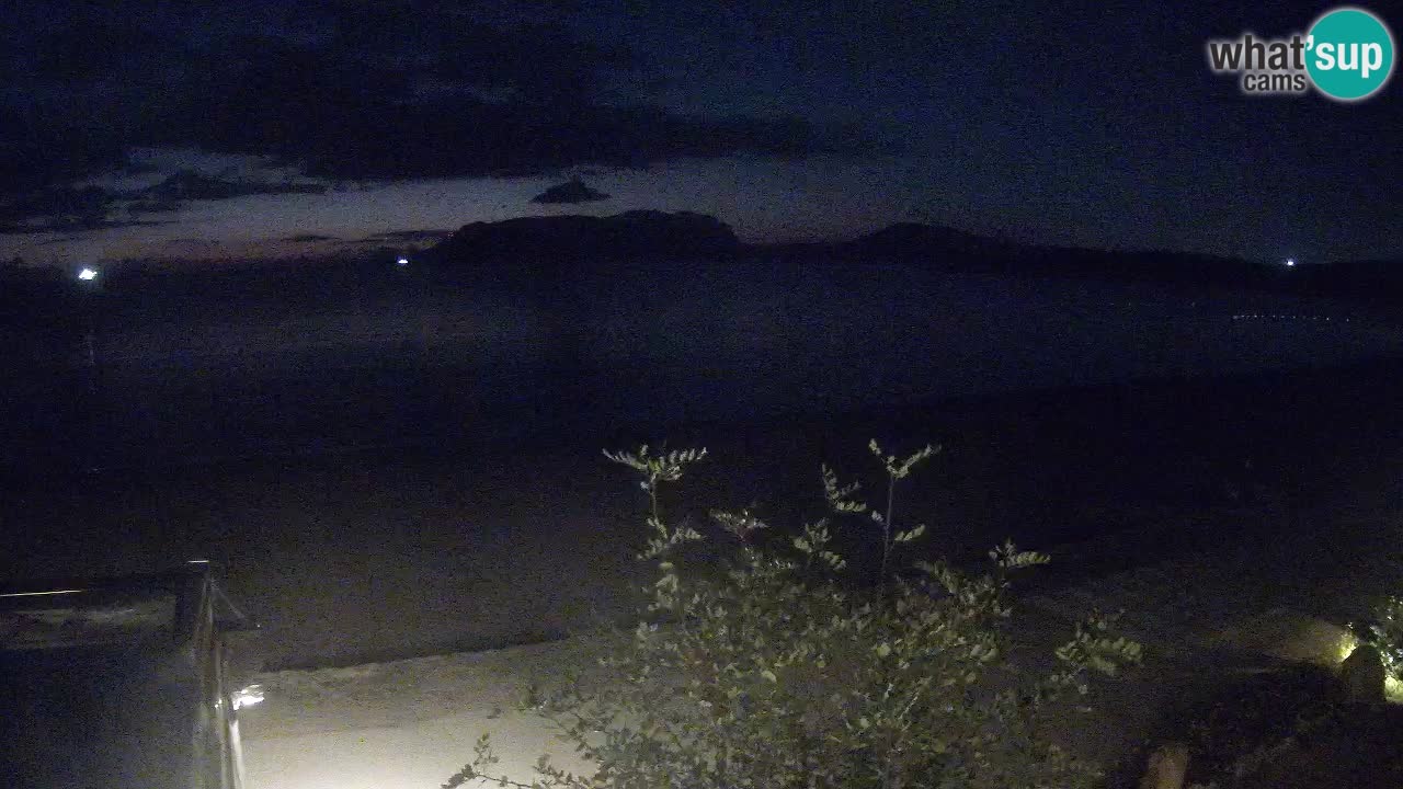 La plage de Pittulongu en direct webcam Olbia – Sardaigne – Italie