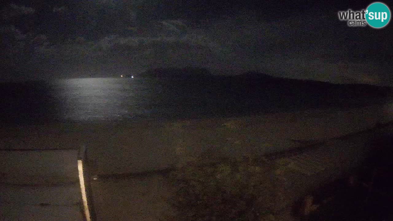 La playa de Pittulongu webcam en vivo Olbia – Cerdeña – Italia