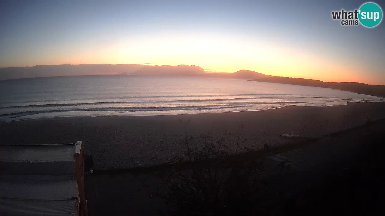 La playa de Pittulongu webcam en vivo Olbia – Cerdeña – Italia