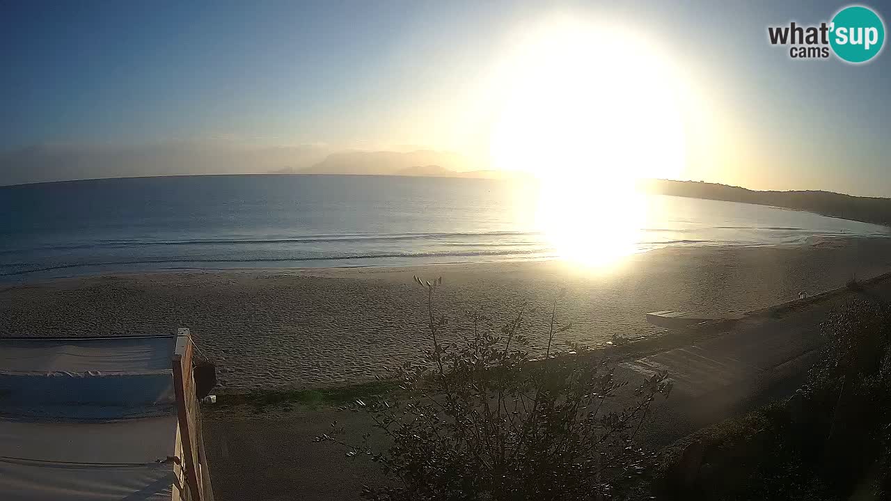 La playa de Pittulongu webcam en vivo Olbia – Cerdeña – Italia