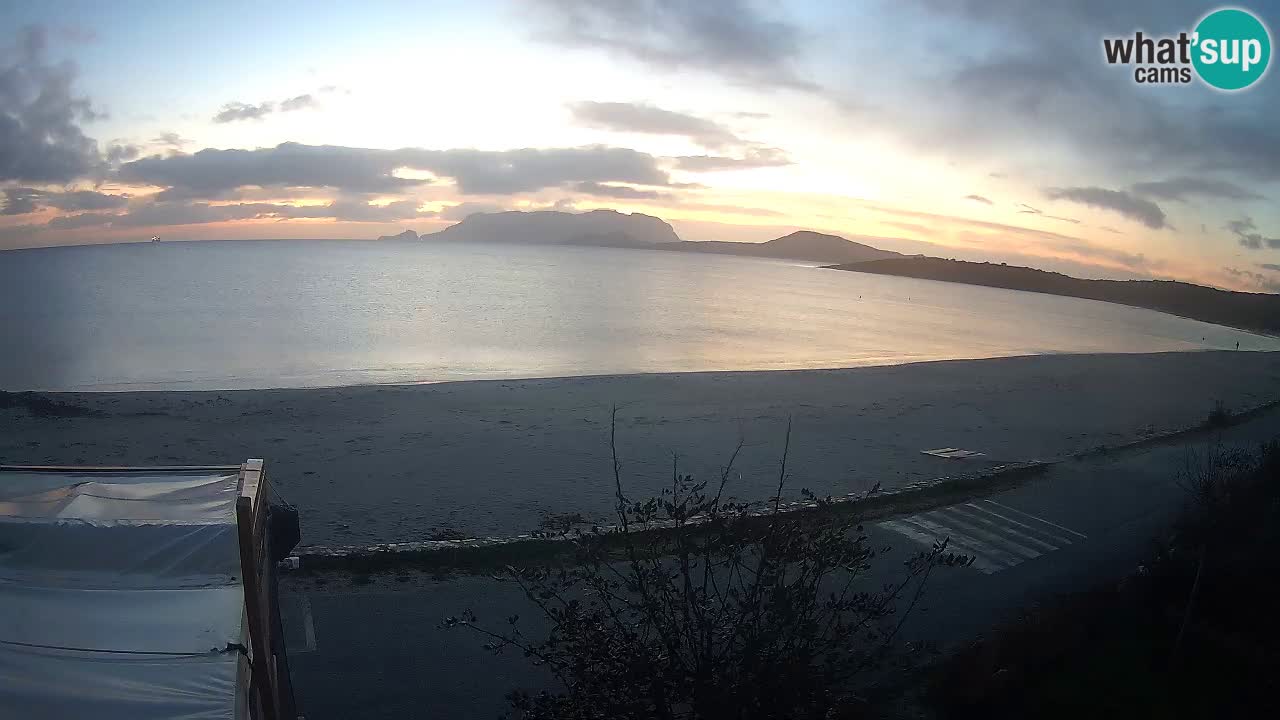 La plage de Pittulongu en direct webcam Olbia – Sardaigne – Italie