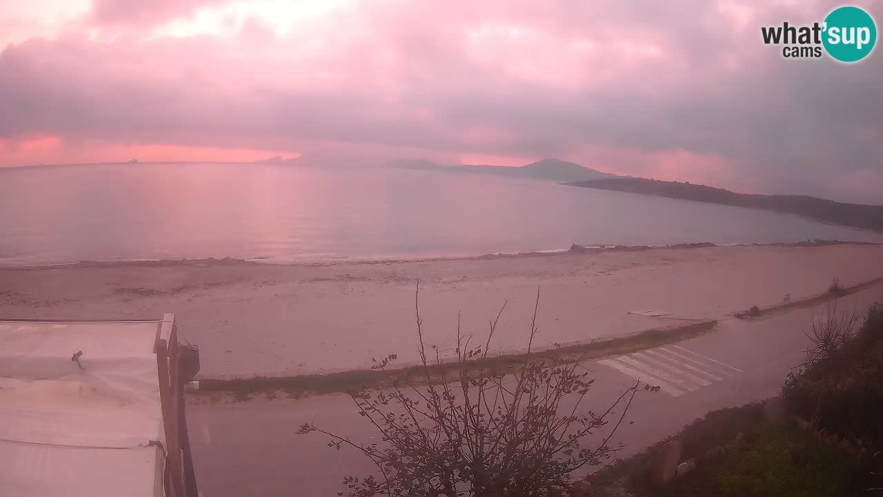 La playa de Pittulongu webcam en vivo Olbia – Cerdeña – Italia