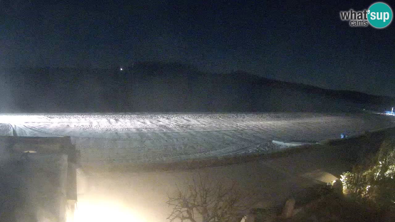 La plage de Pittulongu en direct webcam Olbia – Sardaigne – Italie