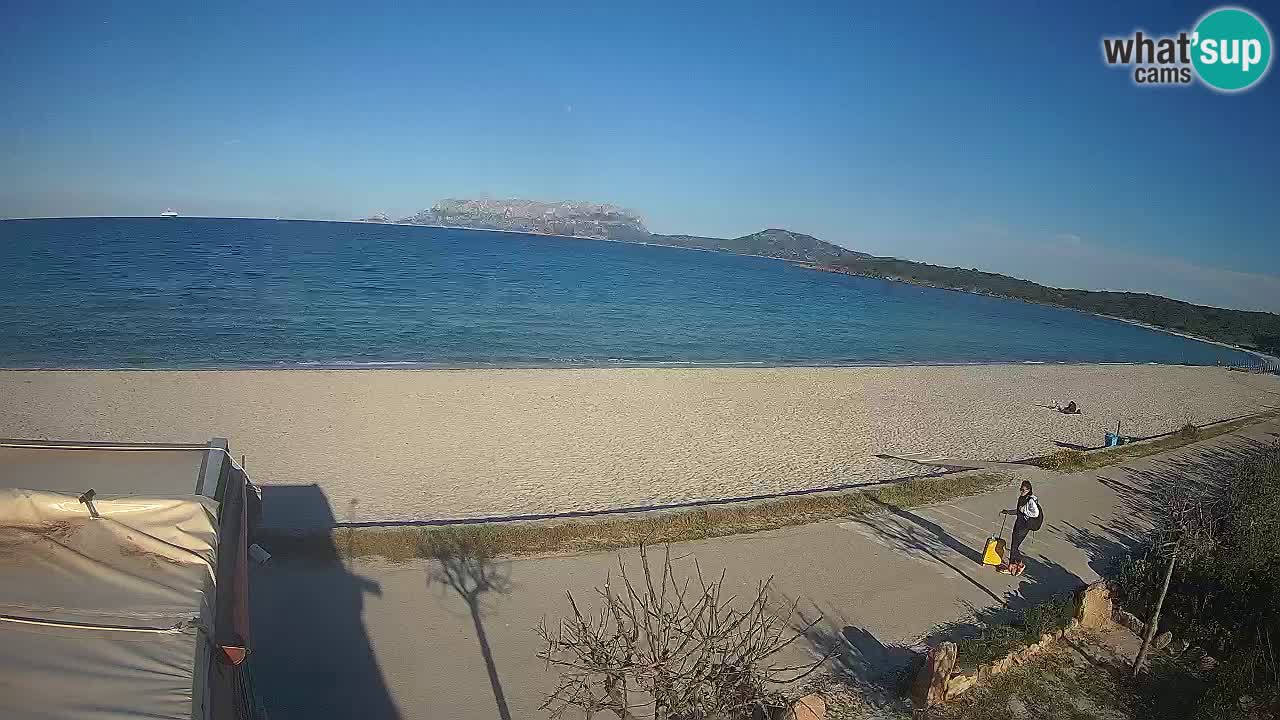 La playa de Pittulongu webcam en vivo Olbia – Cerdeña – Italia