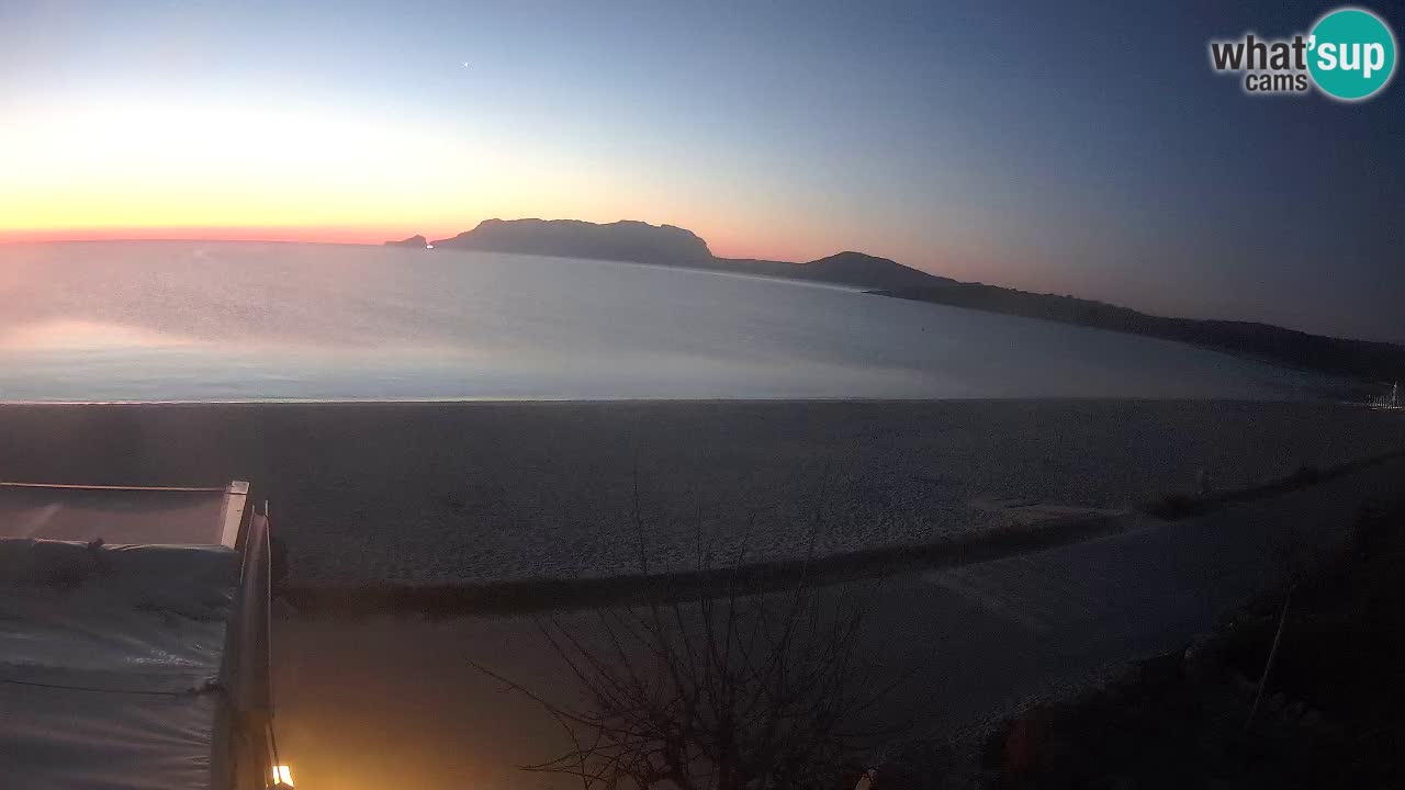 La plage de Pittulongu en direct webcam Olbia – Sardaigne – Italie
