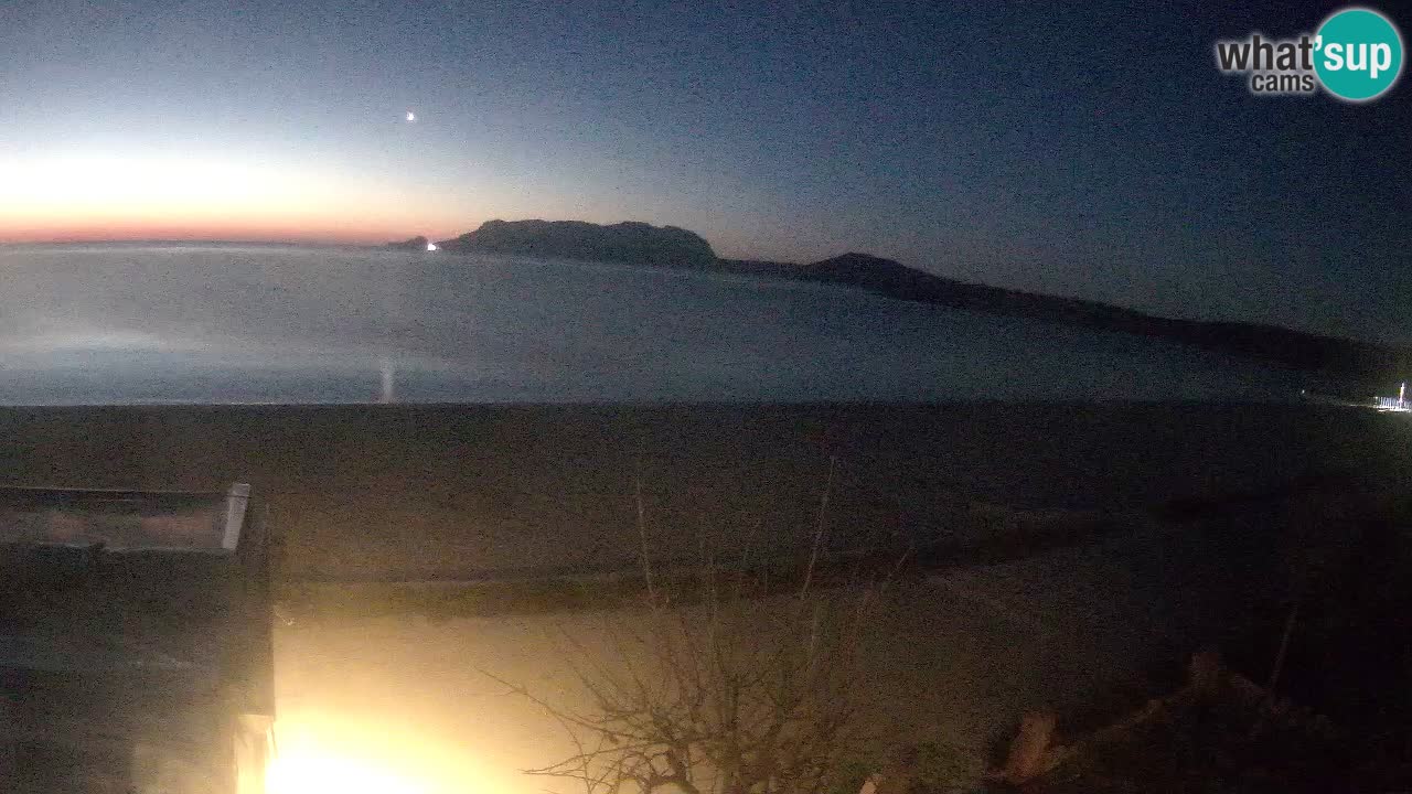 La playa de Pittulongu webcam en vivo Olbia – Cerdeña – Italia