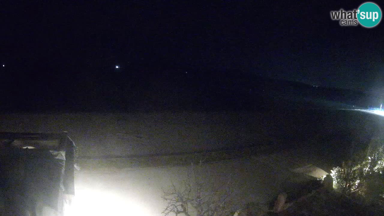 La plage de Pittulongu en direct webcam Olbia – Sardaigne – Italie
