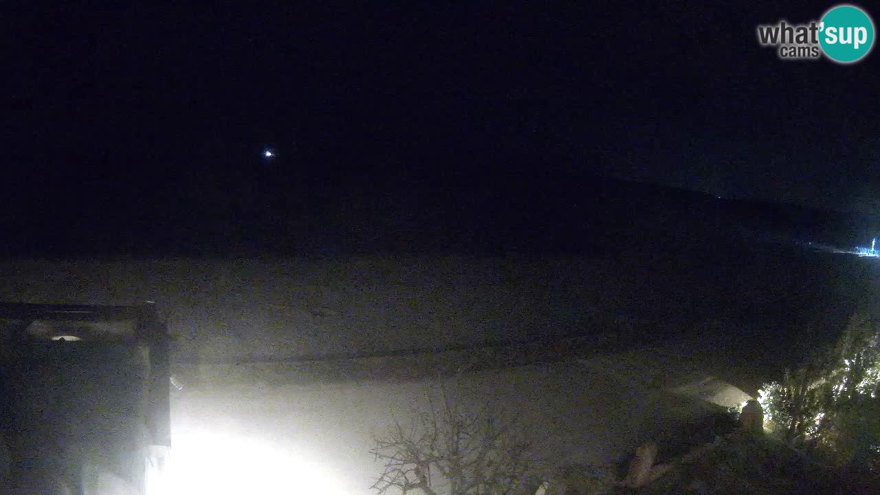 La plage de Pittulongu en direct webcam Olbia – Sardaigne – Italie