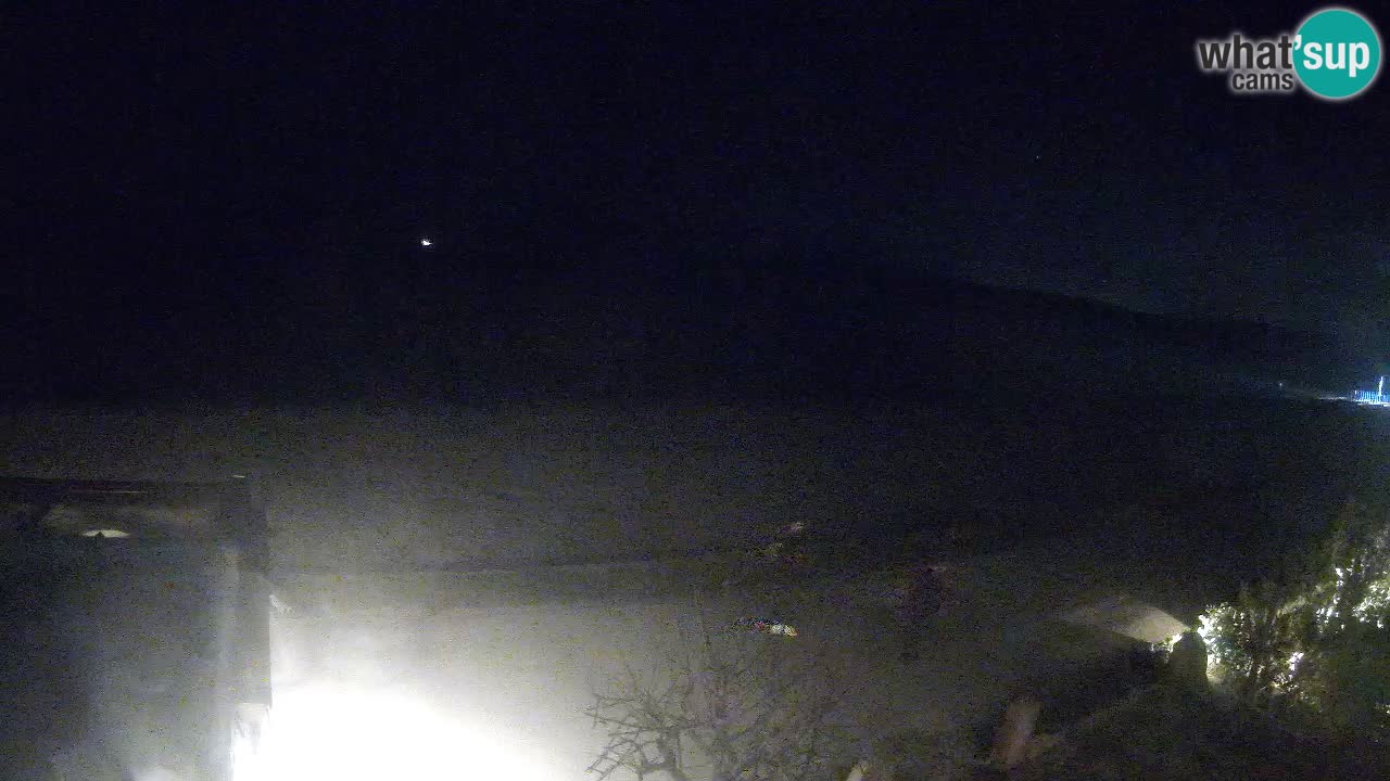 La plage de Pittulongu en direct webcam Olbia – Sardaigne – Italie