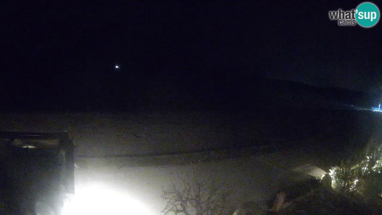 La plage de Pittulongu en direct webcam Olbia – Sardaigne – Italie