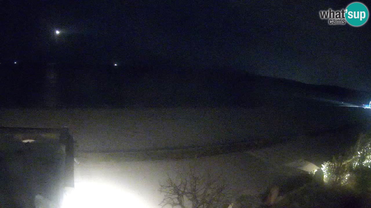 La plage de Pittulongu en direct webcam Olbia – Sardaigne – Italie