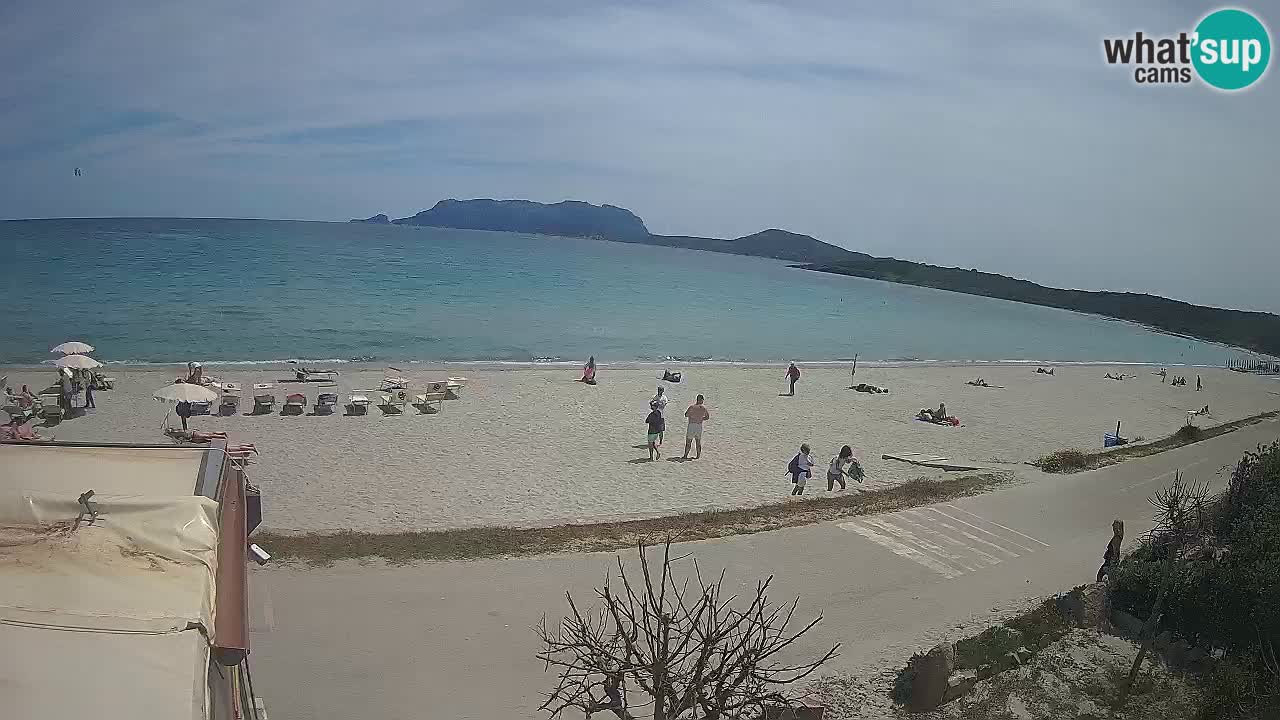 Plaža Pittulongu spletna kamera v živo Olbia – Sardinija – Italija