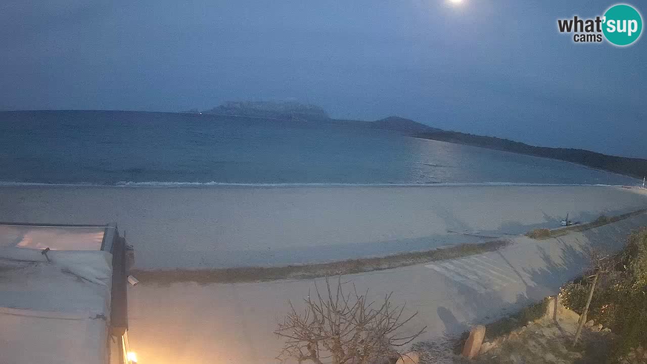La playa de Pittulongu webcam en vivo Olbia – Cerdeña – Italia