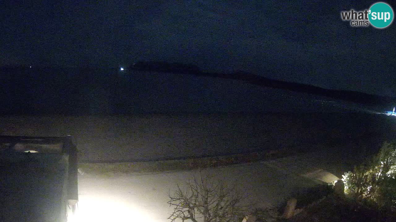 La plage de Pittulongu en direct webcam Olbia – Sardaigne – Italie