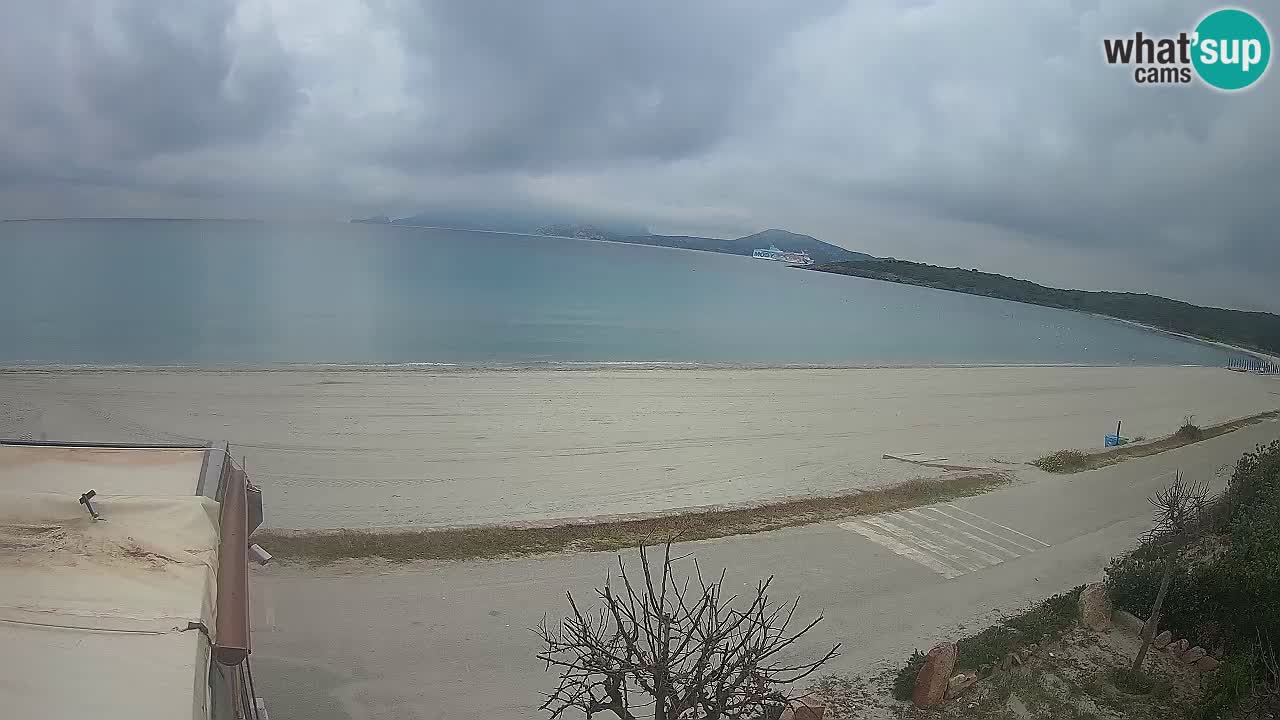 La playa de Pittulongu webcam en vivo Olbia – Cerdeña – Italia