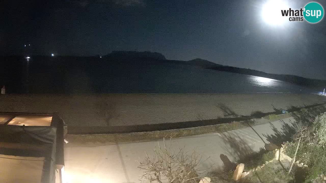 La playa de Pittulongu webcam en vivo Olbia – Cerdeña – Italia