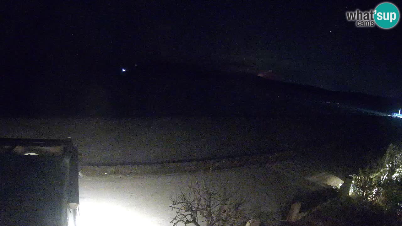 La webcam spiaggia Pittulongu vicino Olbia – Sardegna