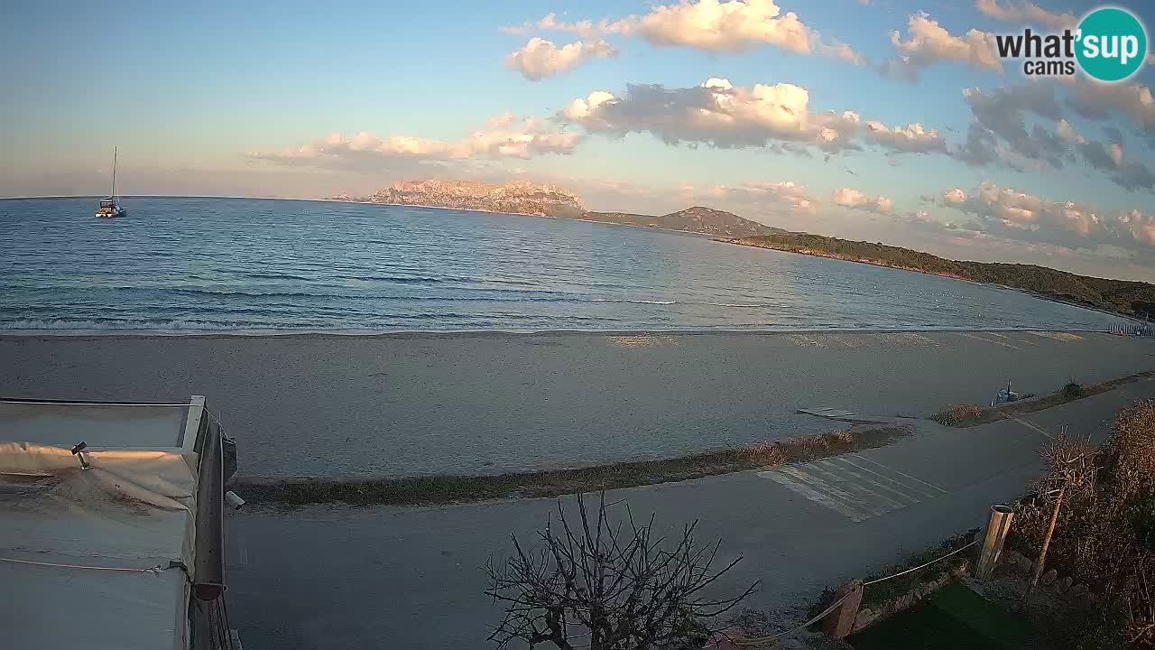 La playa de Pittulongu webcam en vivo Olbia – Cerdeña – Italia
