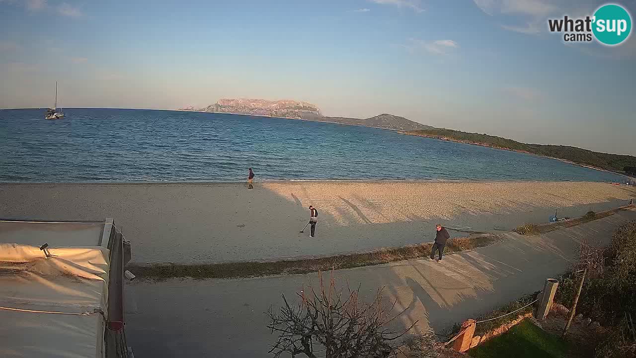La playa de Pittulongu webcam en vivo Olbia – Cerdeña – Italia