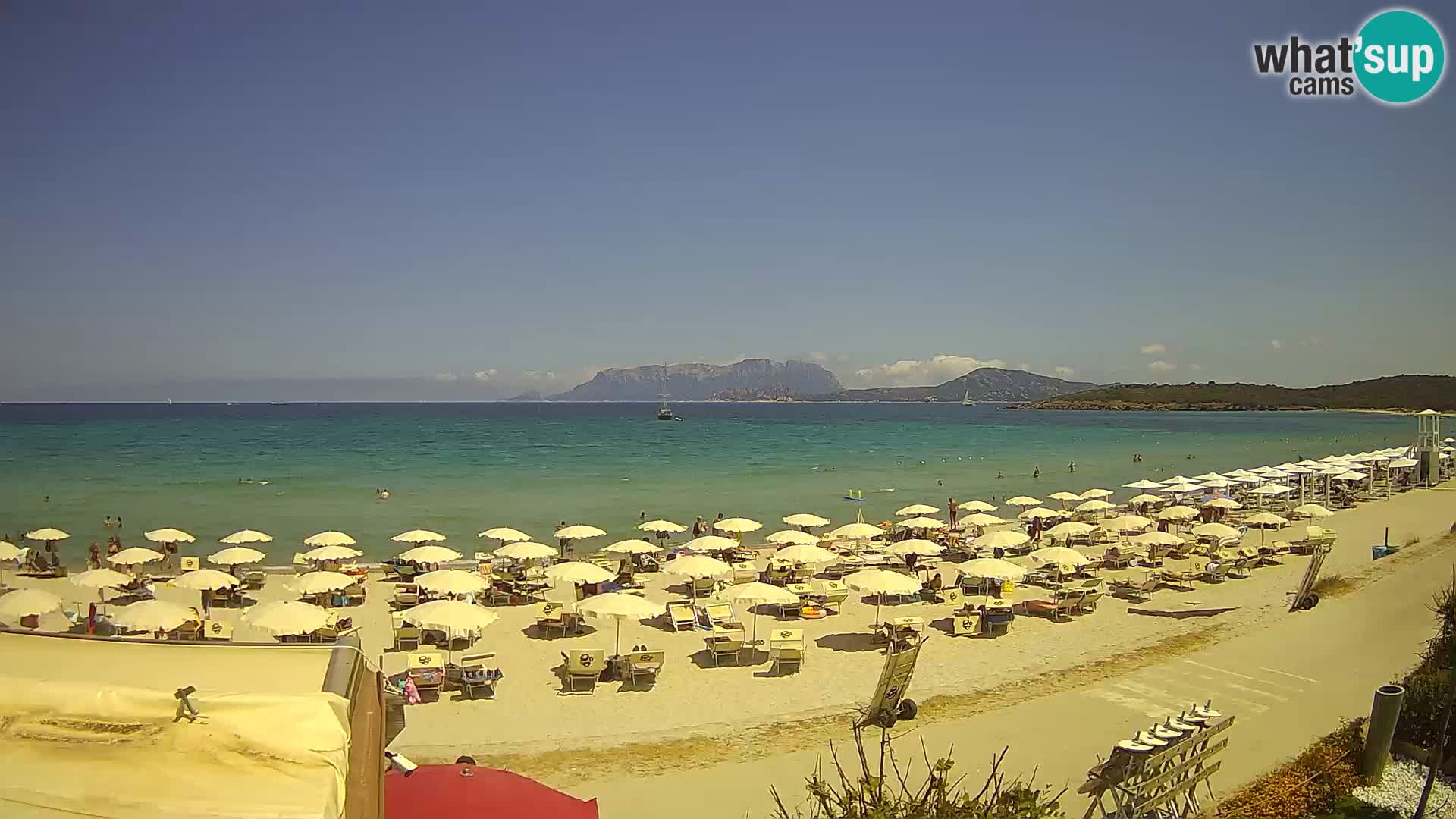 Plaža Pittulongu uživo web kamera Olbia – Sardinija – Italija