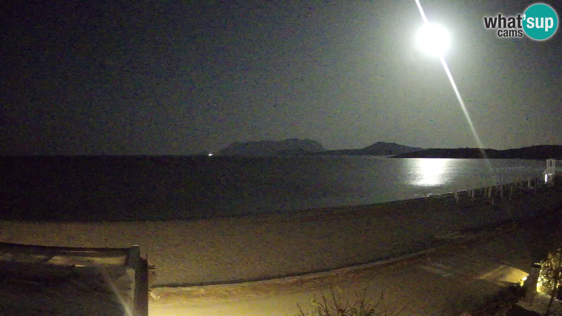La plage de Pittulongu en direct webcam Olbia – Sardaigne – Italie